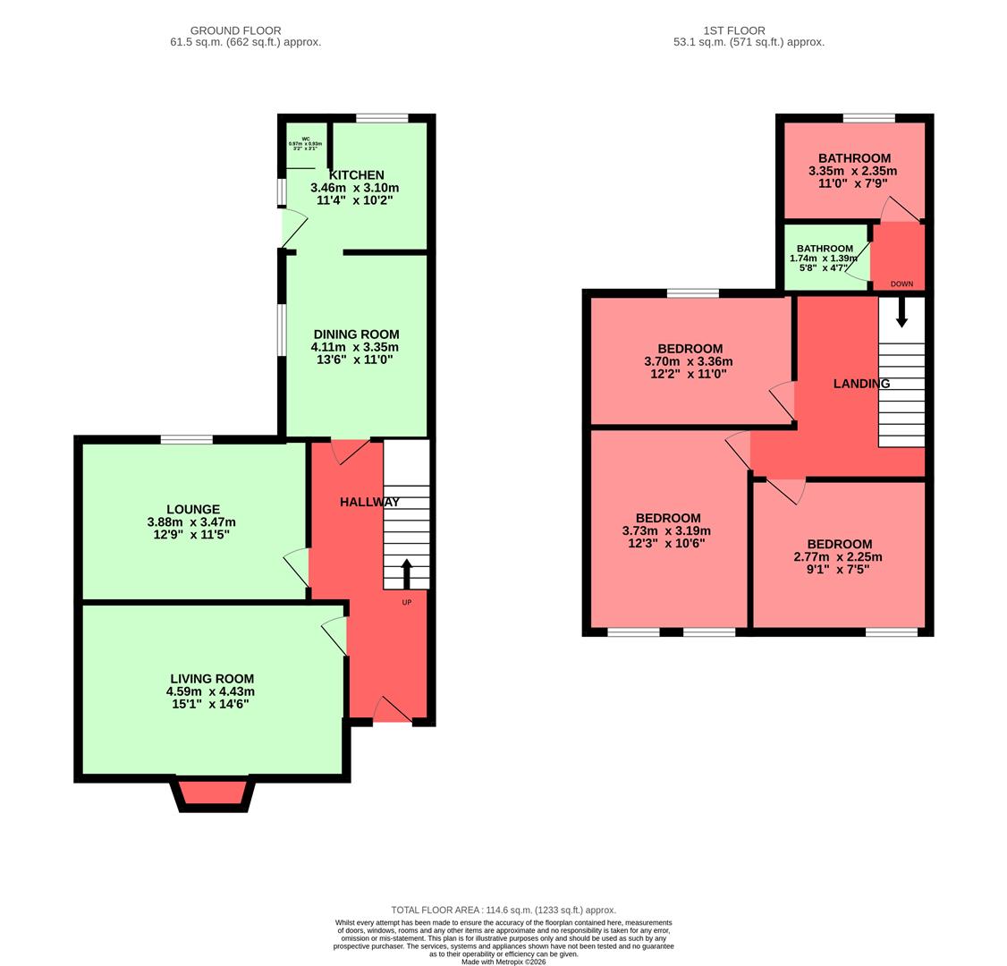 Belmont Terrace, Aberaman Floorplan