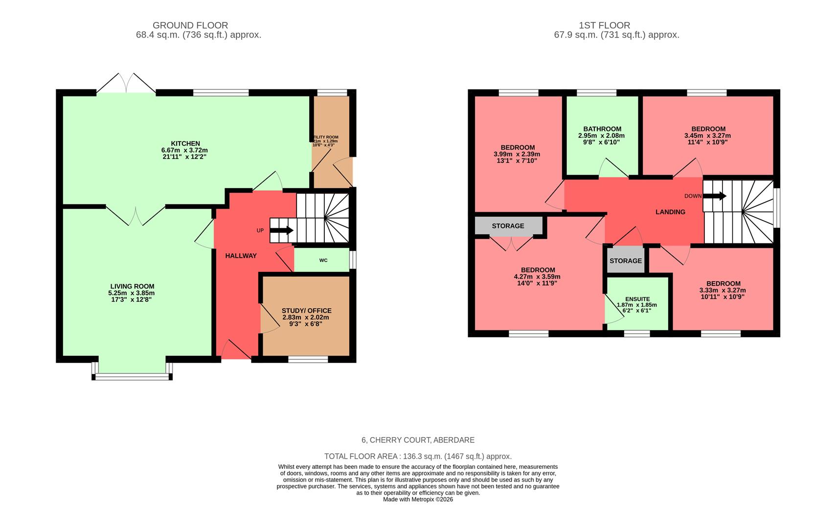 Cherry Court, Landare Floorplan
