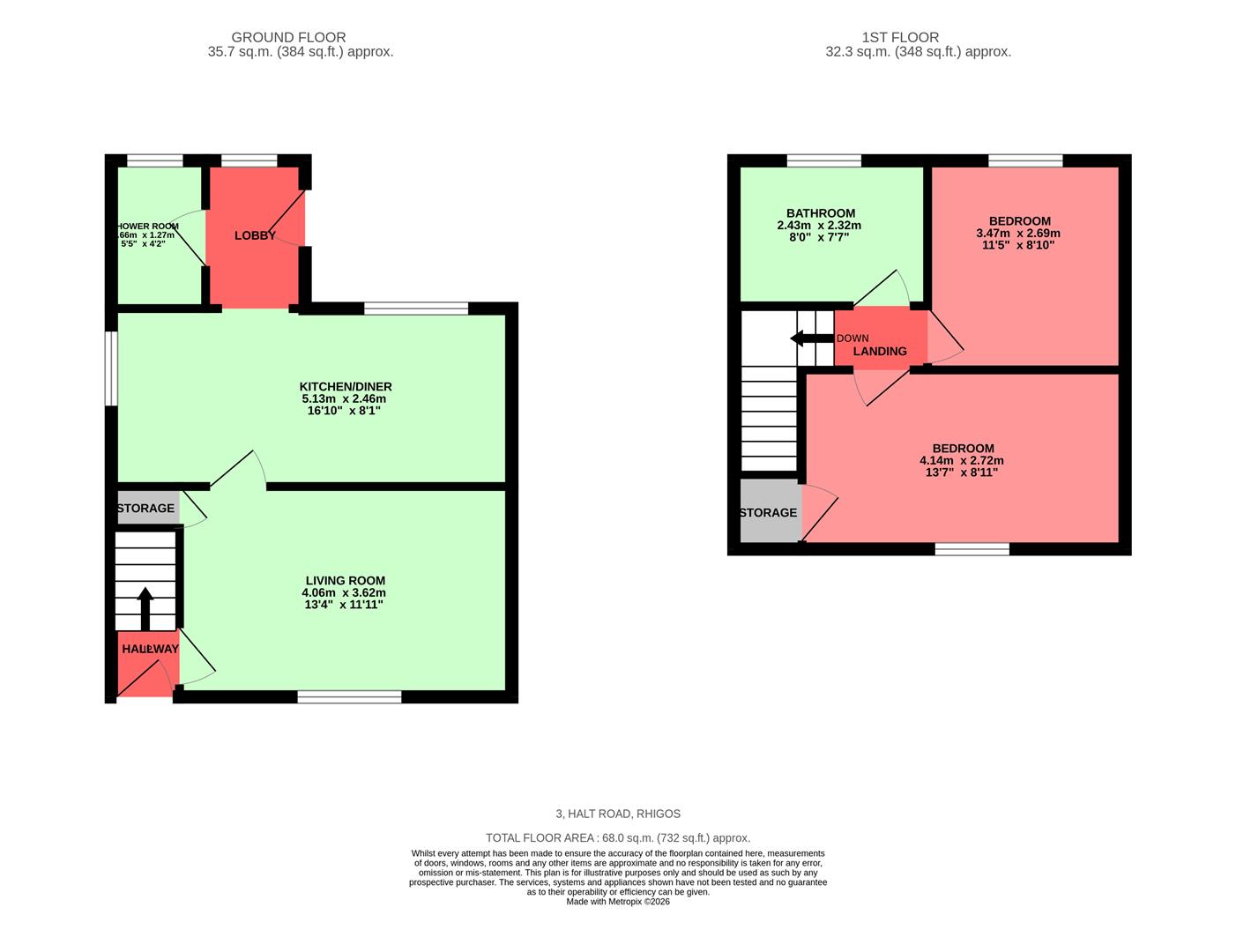 Halt Road, Rhigos, Aberdare Floorplan