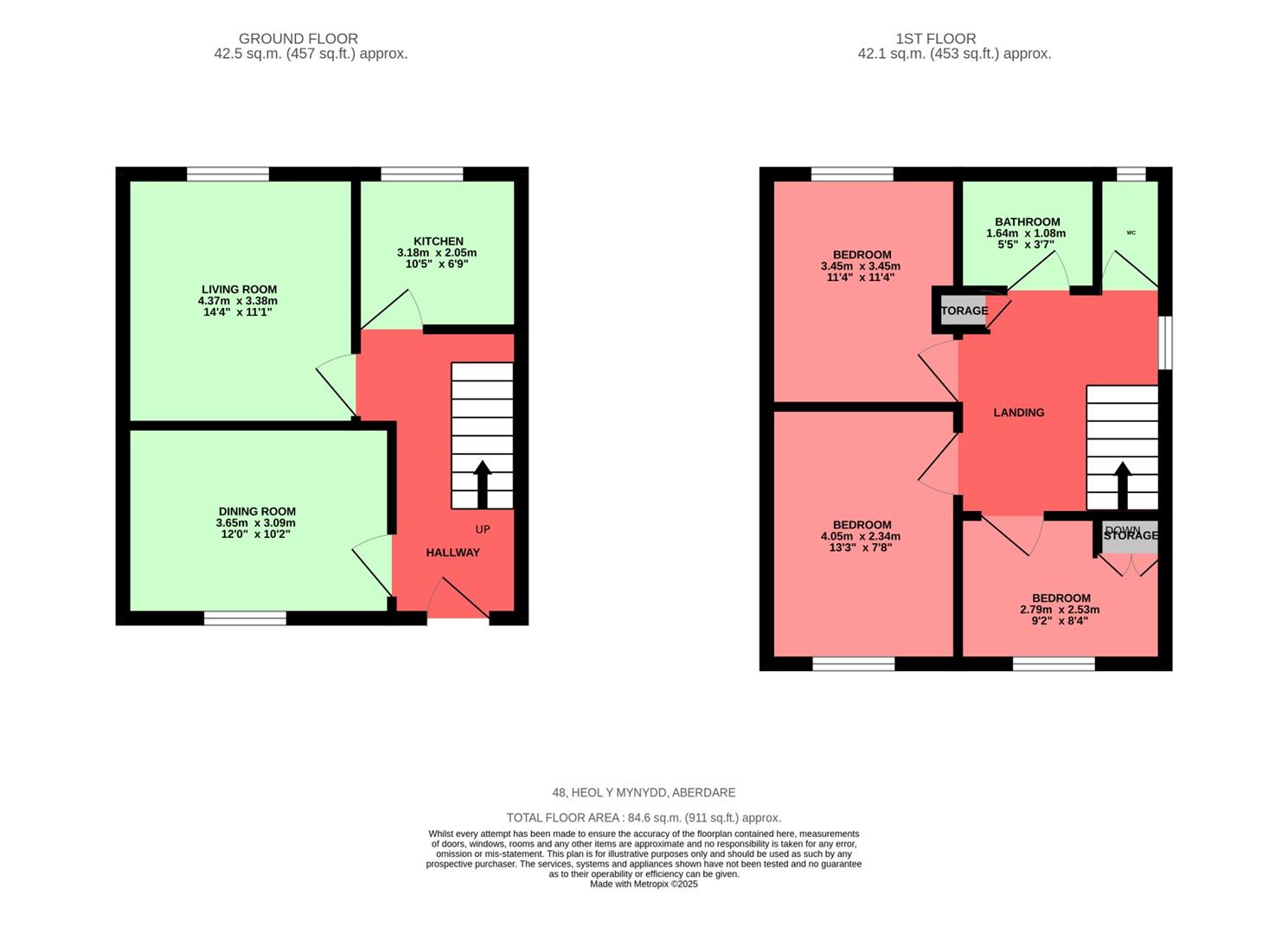 Heol-Y-Mynydd, Aberdare Floorplan