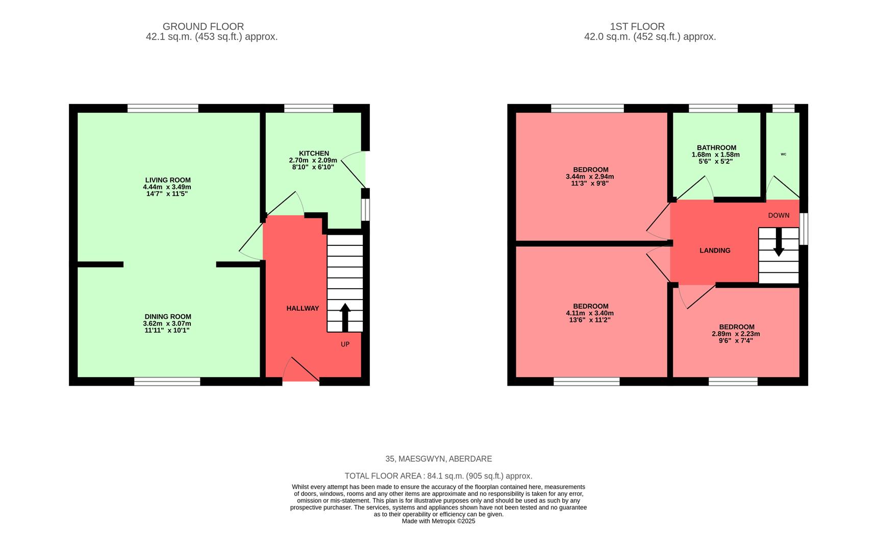 Maesgwyn, Cwmdare, Aberdare Floorplan
