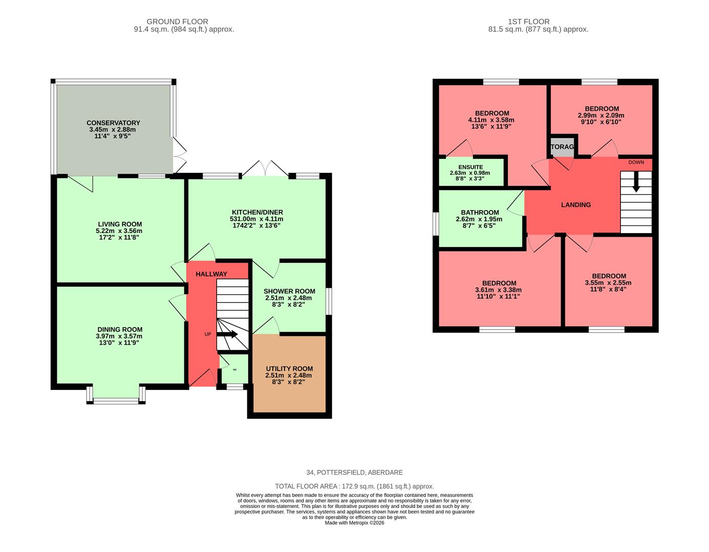 Potters Field, Aberdare Floorplan