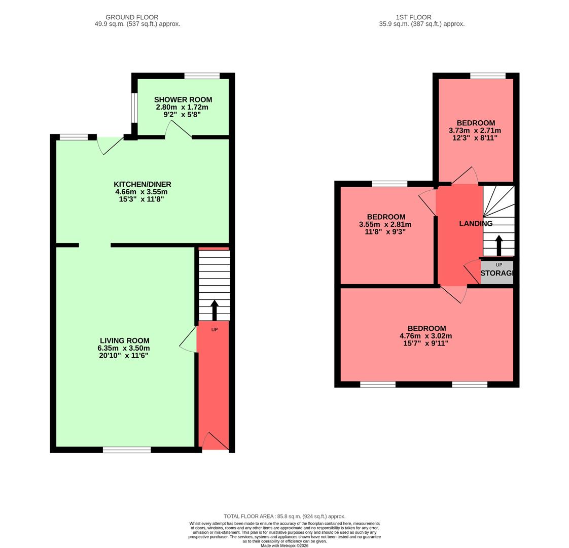 Gladstone  Street, Aberaman, Aberdare Floorplan