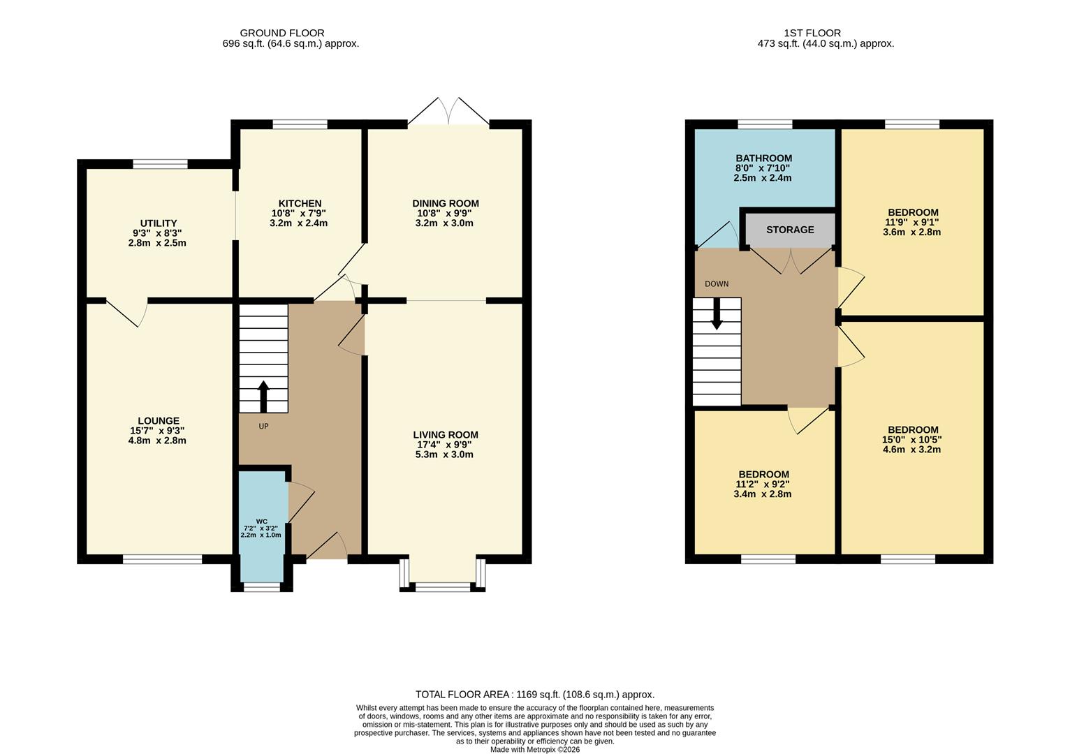 Bryn Eithin, Cwmdare Floorplan